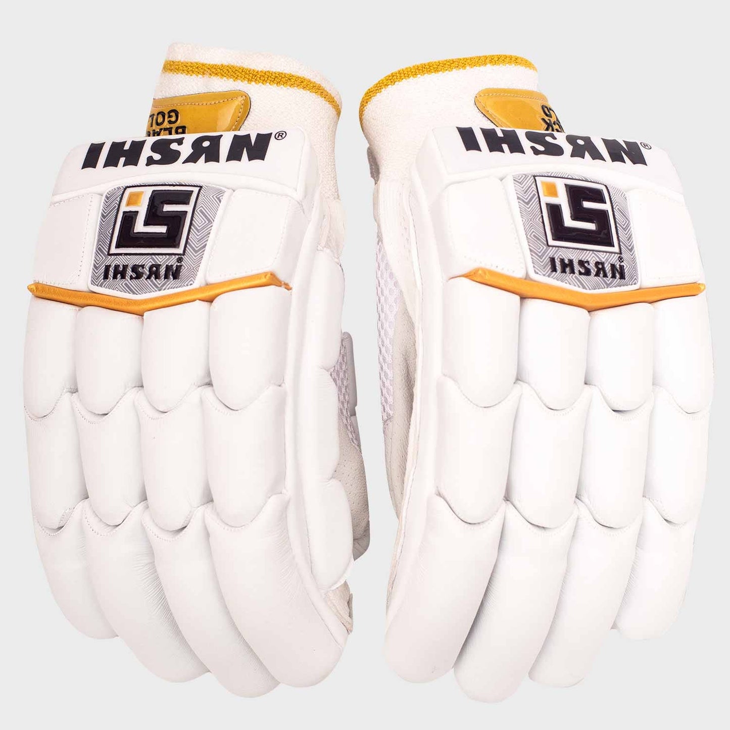 Cricket Batting Gloves Black Gold