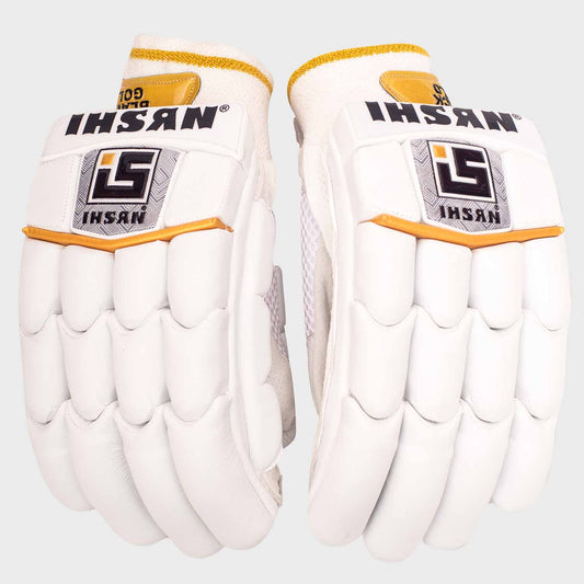 Cricket Batting Gloves Black Gold